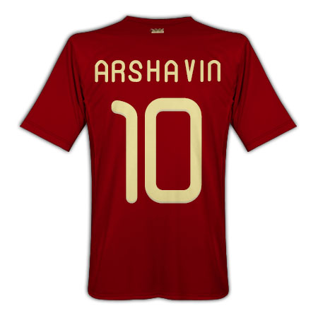Adidas 2010-11 Russia home (Arshavin 10)