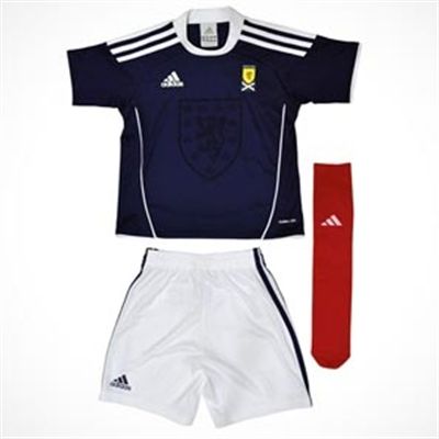 Adidas 2010-11 Scotland Adidas Little Boys Home Mini Kit