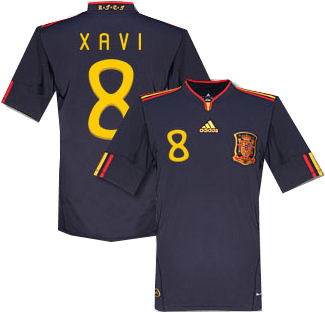 Adidas 2010-11 Spain World Cup Away (Xavi 8)