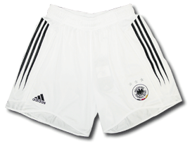 Adidas Germany away shorts 04/05