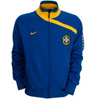 National teams Nike 08-09 Brazil Anthem Jacket (blue)