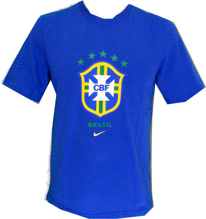 Nike 08-09 Brazil Federation Tee (blue) - Kids