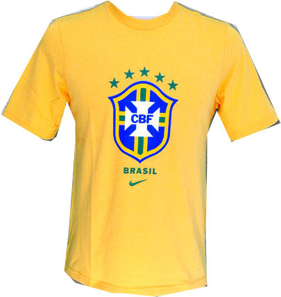 National teams Nike 08-09 Brazil Federation Tee (yellow) - Kids