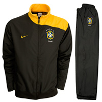 National teams Nike 08-09 Brazil Woven Warmup Suit (black)