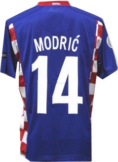 National teams Nike 08-09 Croatia away (Modric 14)