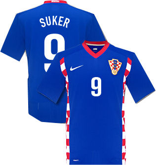 Nike 08-09 Croatia away (Suker 9)