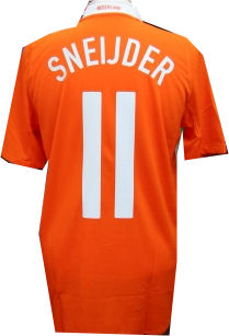 National teams Nike 08-09 Holland home (Sneijder 11)