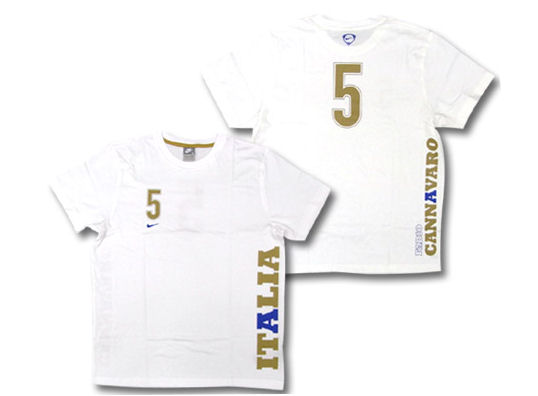 National teams Nike 08-09 Italy Cannavaro Hero Tee (white)