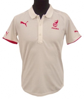 National teams Nike 08-09 Poland Polo Shirt (White)