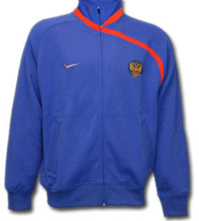 National teams Nike 08-09 Russia Anthem Jacket (blue)