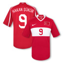 Nike 08-09 Turkey home (Hakan Suker 9)