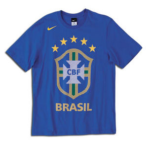 National teams Nike 2010-11 Brazil Nike Core Polyester T-Shirt (Blue)