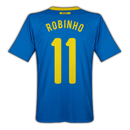 Nike 2010-11 Brazil World Cup Away (Robinho 11)