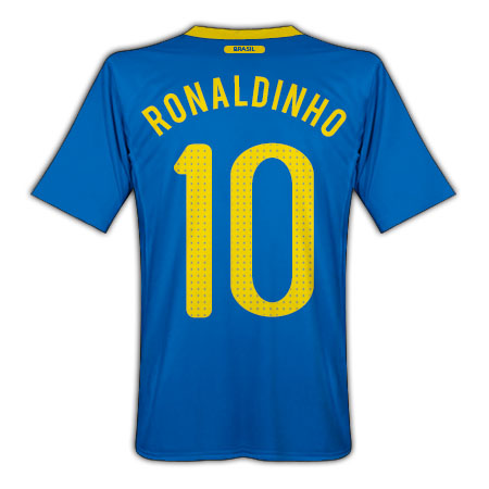 National teams Nike 2010-11 Brazil World Cup Away (Ronaldinho 10)