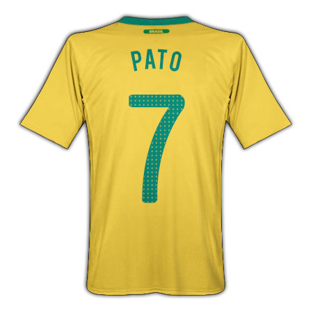 National teams Nike 2010-11 Brazil World Cup Home (Pato 7)