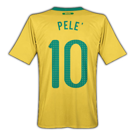 Nike 2010-11 Brazil World Cup Home (Pele 10)