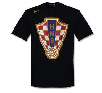 Nike 2010-11 Croatia Nike Core Federation Tee (Black)