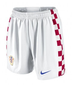 Nike 2010-11 Croatia Nike Home Shorts (White)
