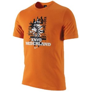 Nike 2010-11 Holland Nike Wesley Sneijder Tee (Orange)