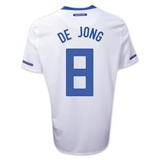 Nike 2010-11 Holland World Cup Away (De Jong 8)