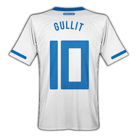 Nike 2010-11 Holland World Cup Away (Gullit 10)