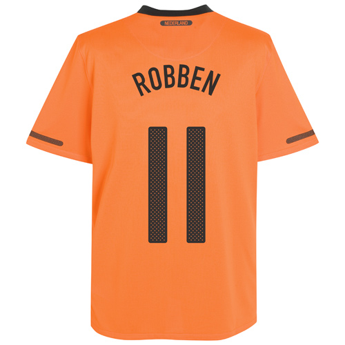 Nike 2010-11 Holland World Cup Home (Robben 11)