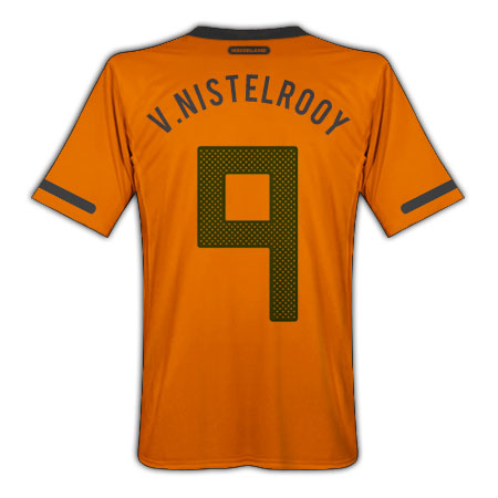 Nike 2010-11 Holland World Cup Home (V.Nistelrooy 9)