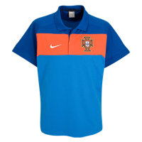 National teams Nike 2010-11 Portugal Nike Travel Polo Shirt (Blue)
