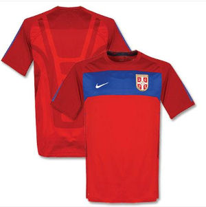 Nike 2010-11 Serbia Nike Elite Training Jersey (Red)