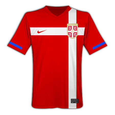 Nike 2010-11 Serbia Nike World Cup Home Shirt