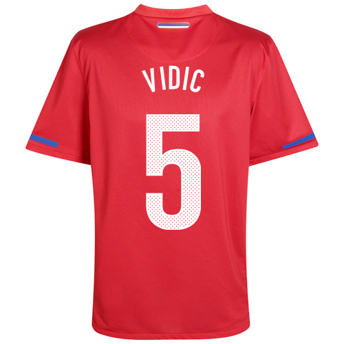 National teams Nike 2010-11 Serbia World Cup Home (Vidic 5)