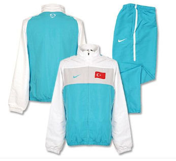 Nike 2010-11 Turkey Nike Woven Tracksuit (Turquoise)