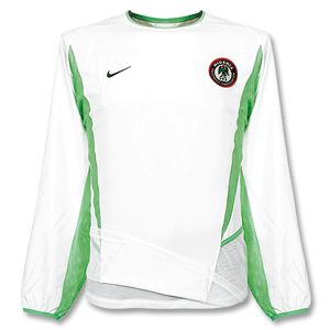 Nike Nigeria away L/S Players Dual Layer 02/03