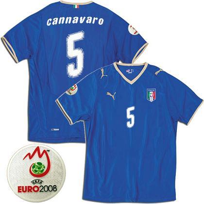 Puma 08-09 Italy home (Cannavaro 5)