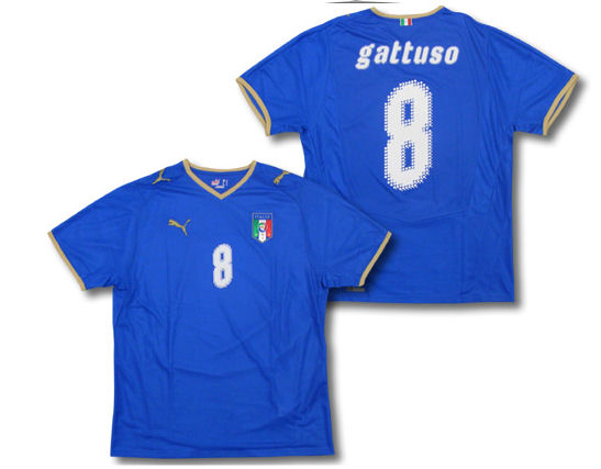 National teams Puma 08-09 Italy home (Gattuso 8)
