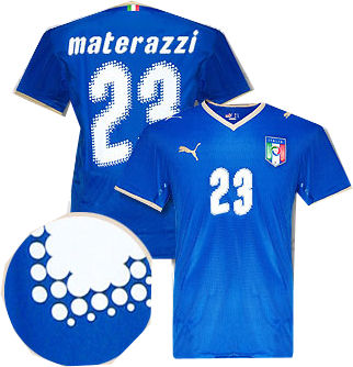 National teams Puma 08-09 Italy home (Materazzi 23)