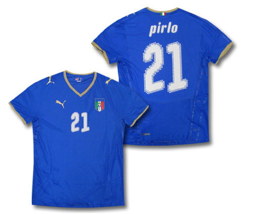 National teams Puma 08-09 Italy home (Pirlo 21)