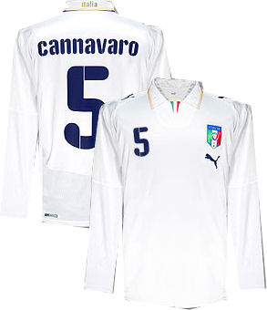 National teams Puma 08-09 Italy L/S away (Cannavaro 5)