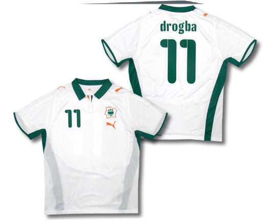 National teams Puma 08-09 Ivory Coast away (with official Didier