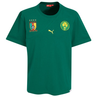 National teams Puma 10-11 Cameroon Africa Authentic Tee