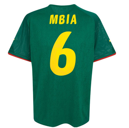 Puma 2010-11 Cameroon World Cup home (Mbia 6)
