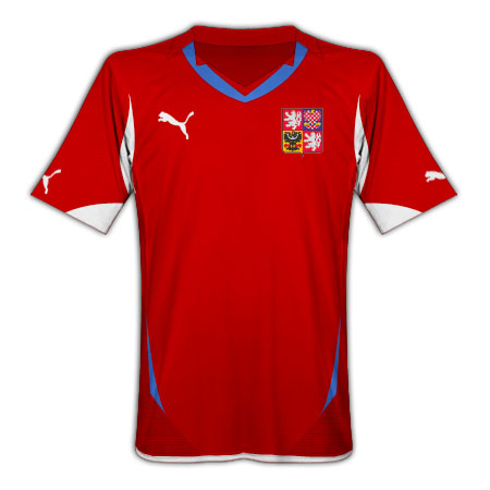 Puma 2010-11 Czech Republic Puma Home Shirt