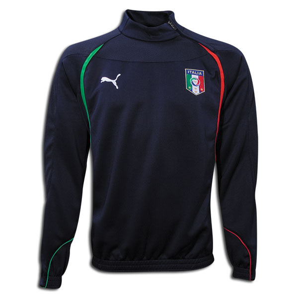 National teams Puma 2010-11 Italy 1/2 Zip Hooded Training Jacket