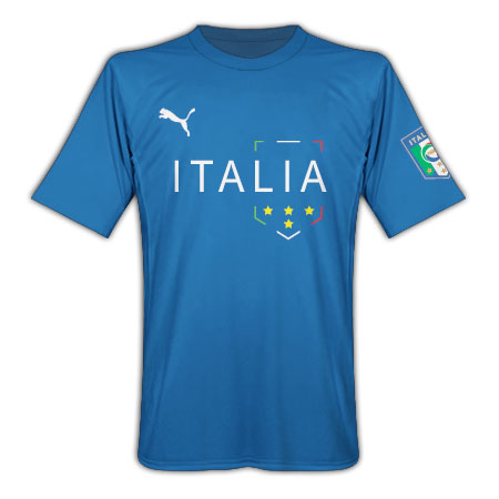 National teams Puma 2010-11 Italy Badge Tee (Blue)