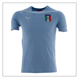 National teams Puma 2010-11 Italy Cotton Tee (Powder Blue)