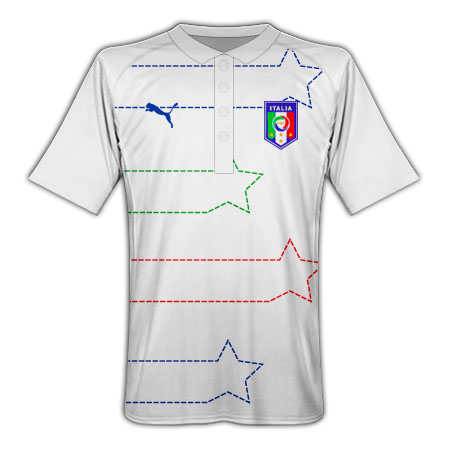 National teams Puma 2010-11 Italy Puma Polo Shirt (White)