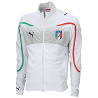 Puma 2010-11 Italy Walkout Jacket (White) - Kids