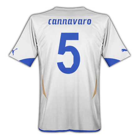 National teams Puma 2010-11 Italy World Cup Away (Cannavaro 5)