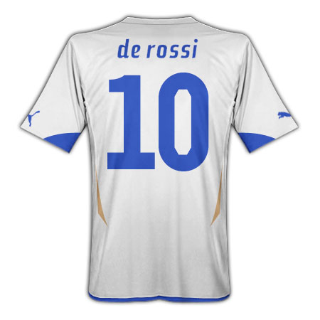 National teams Puma 2010-11 Italy World Cup Away (De Rossi 10)