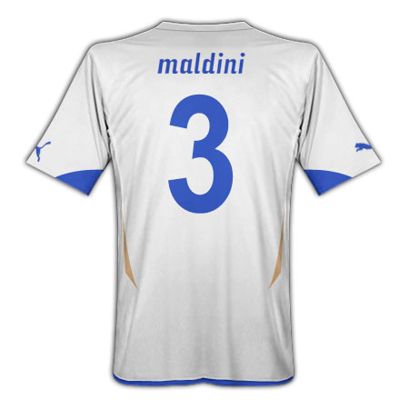National teams Puma 2010-11 Italy World Cup Away (Maldini 3)